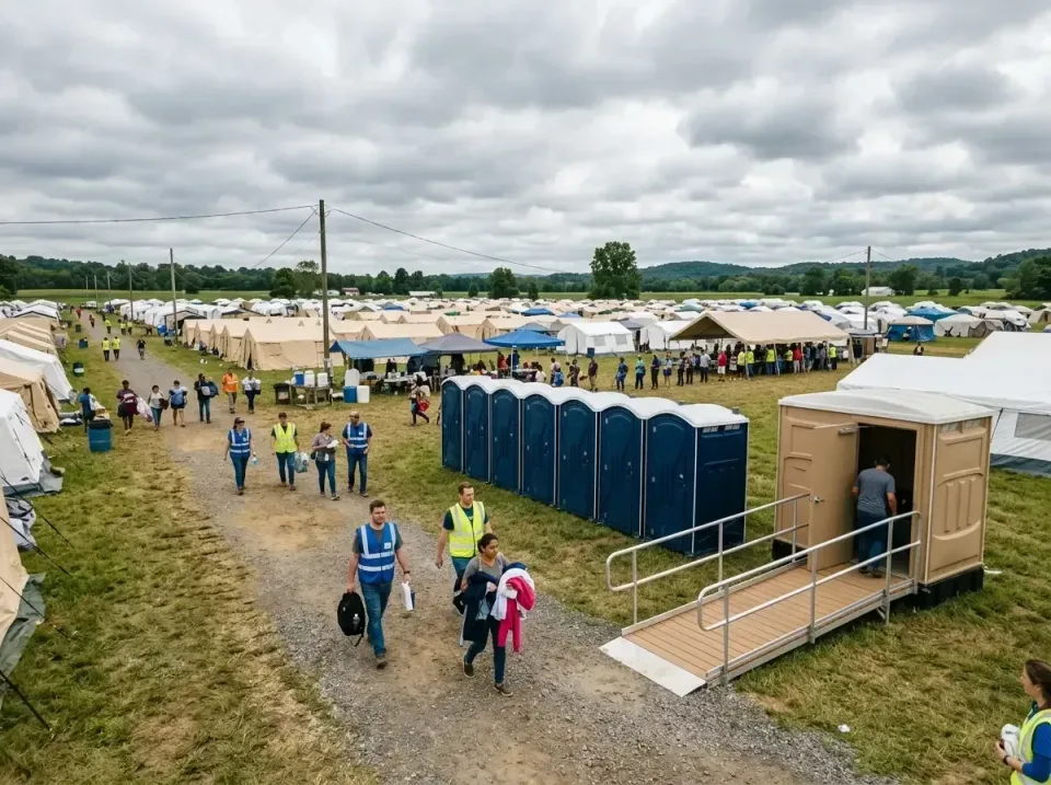 disaster-relief-camp-restrooms-010 — frequently asked questions, Dumpster & Portable Bathrooms Rental in North Plains, OR